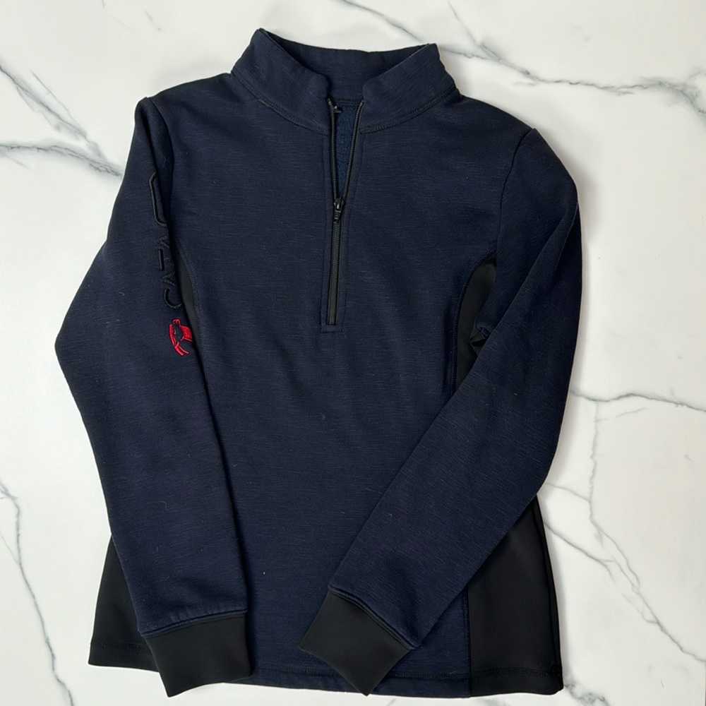 Catago Equestrian Fleece Quarter Zip Sweater